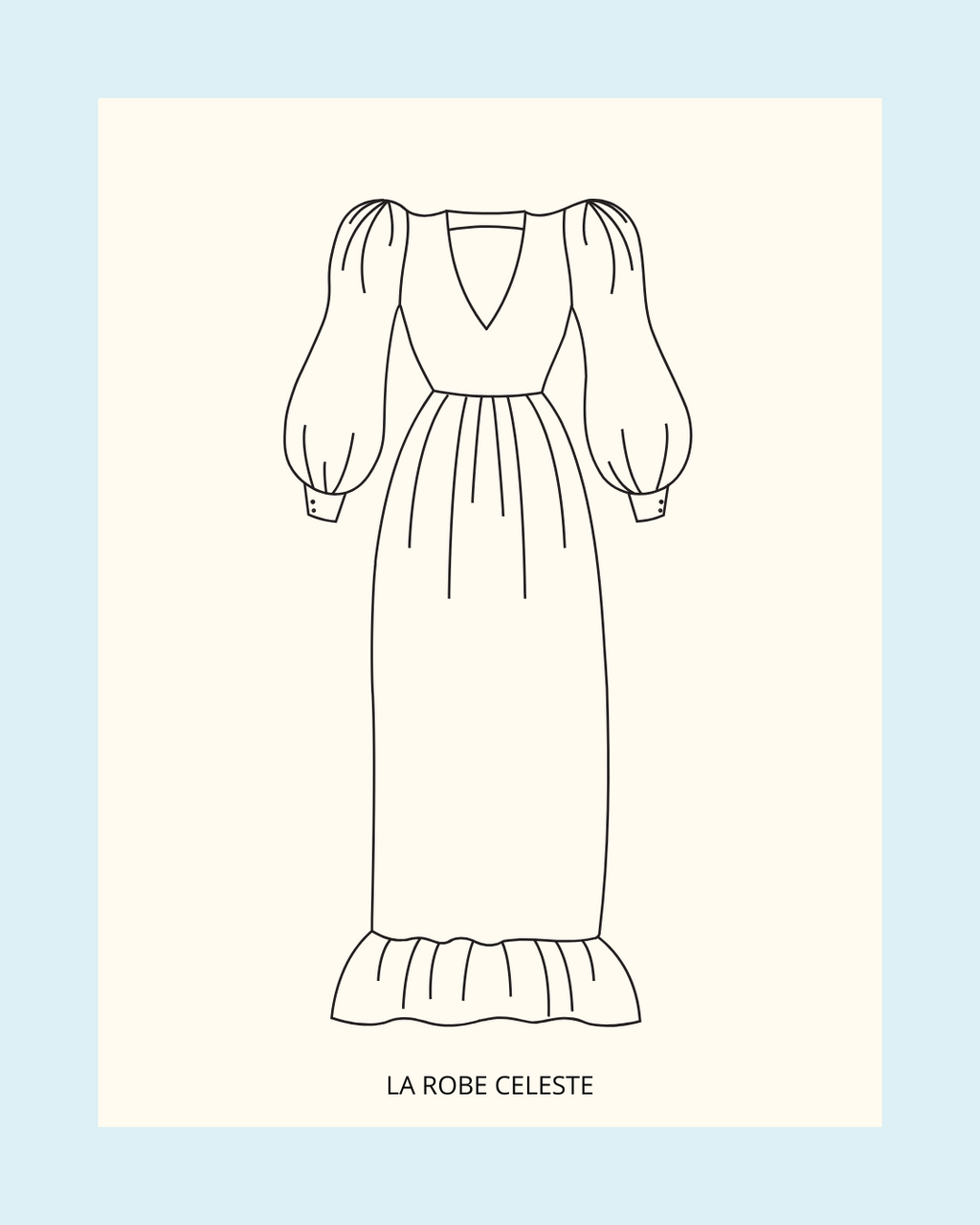 The Céleste dress