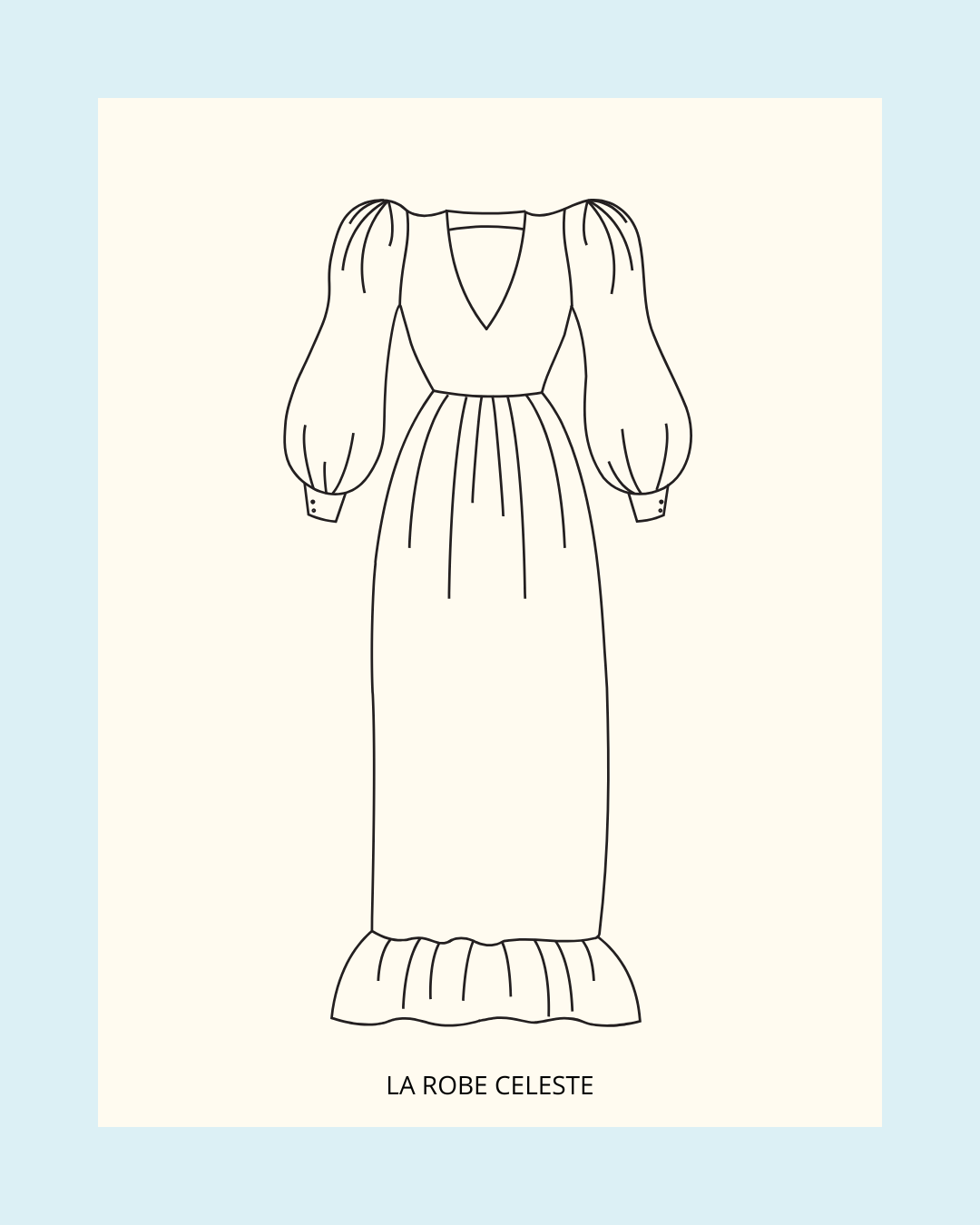 The Céleste dress