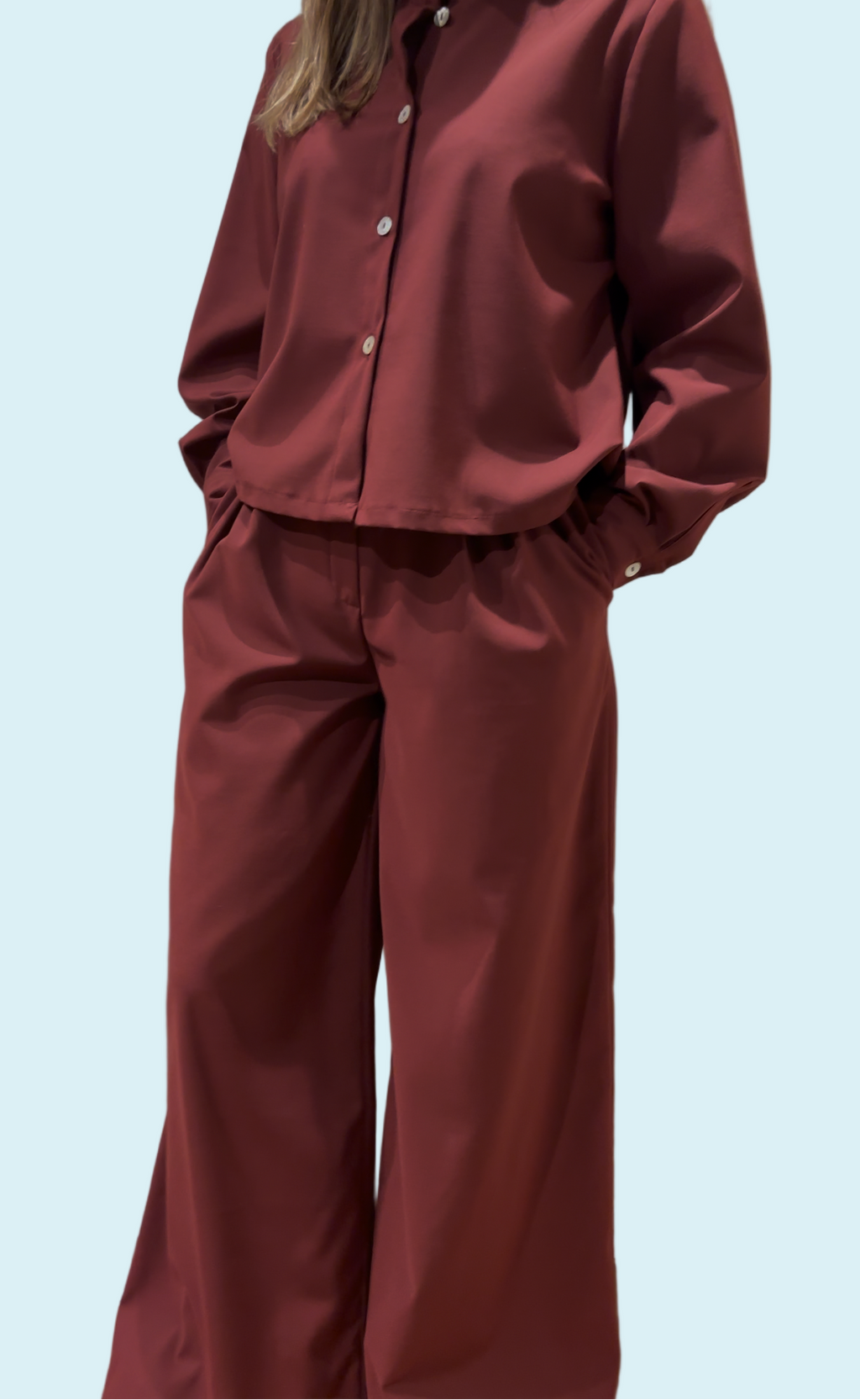 The Victoire pant - FW25 - Burgundy