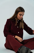 The Clémence blouse - velvet