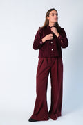 The Victoire pant - Burgundy