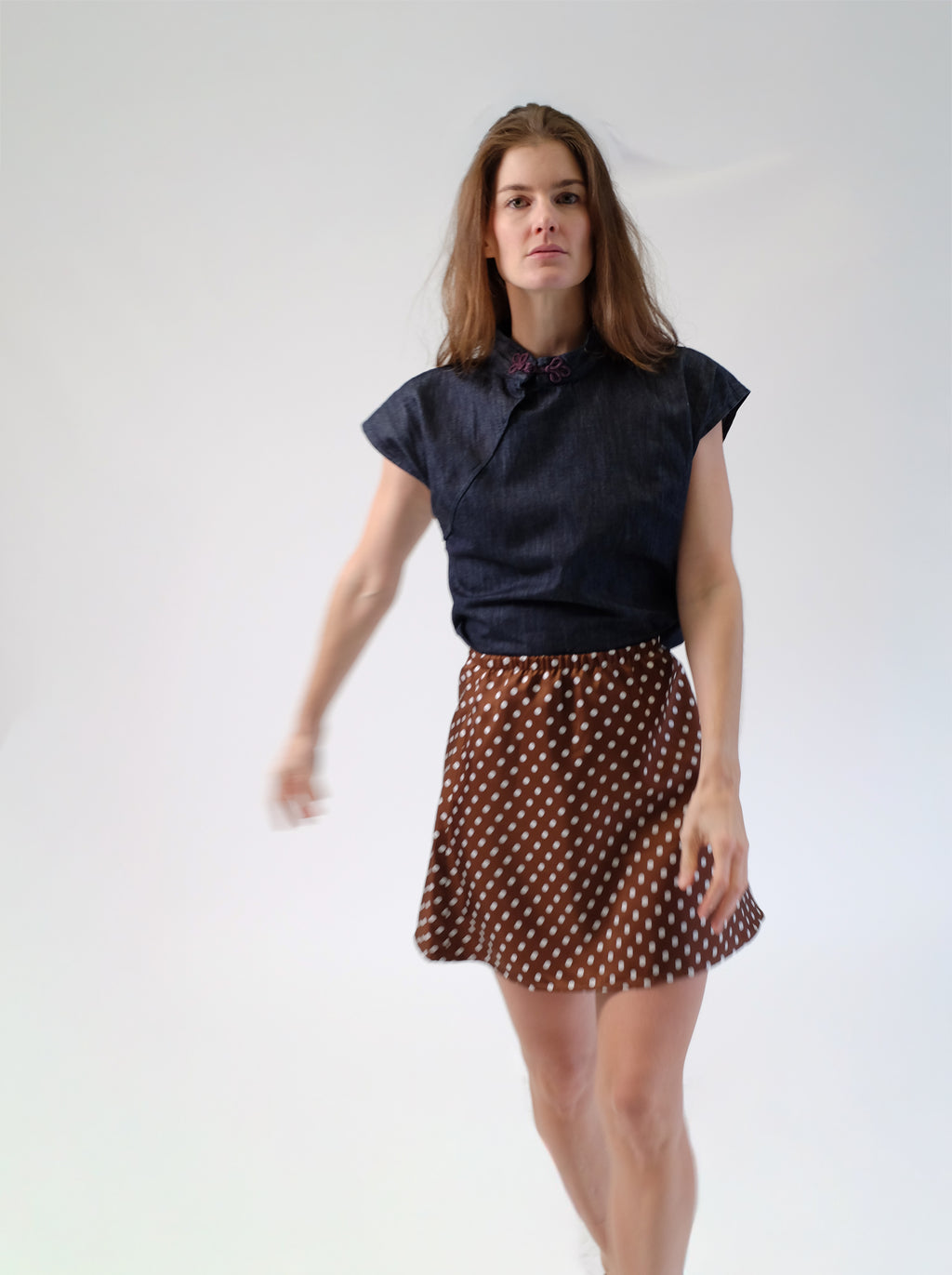 The Alma skirt -  dots