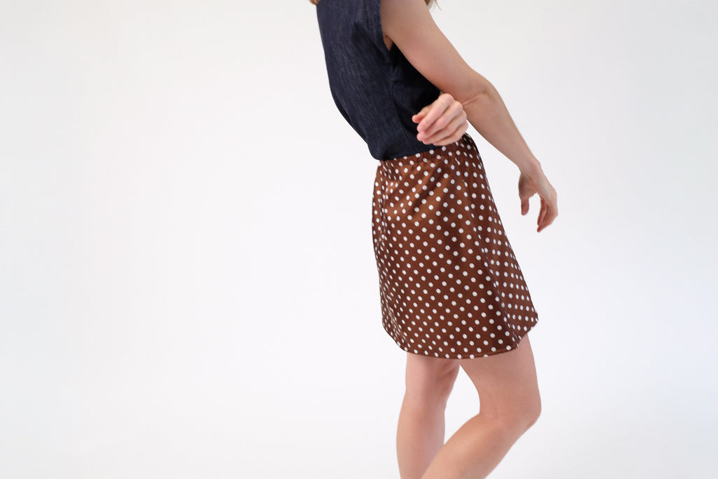 The Alma skirt -  dots