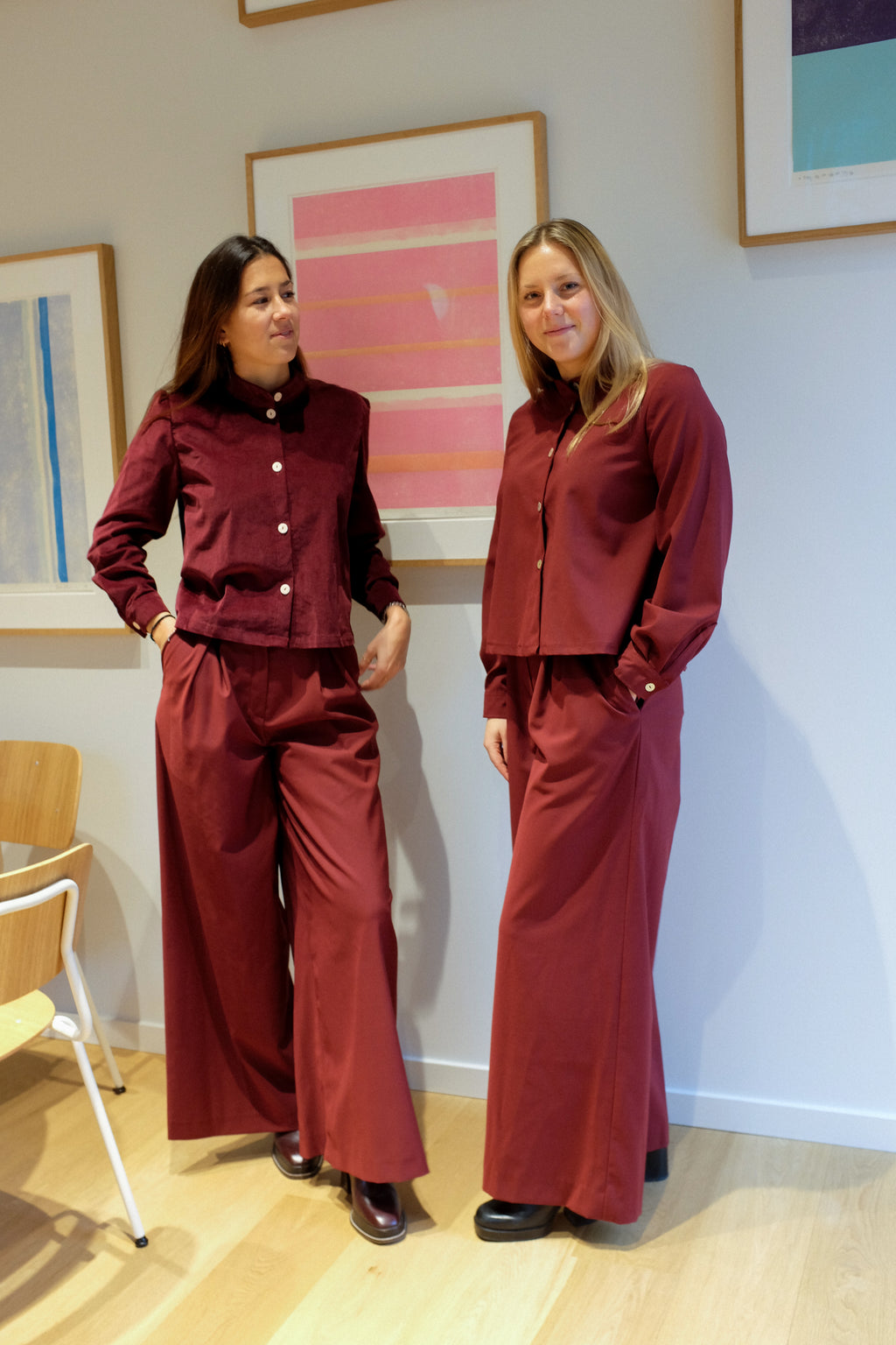 The Victoire pant - Burgundy