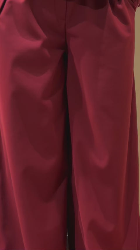 The Victoire pant - FW25 - Burgundy